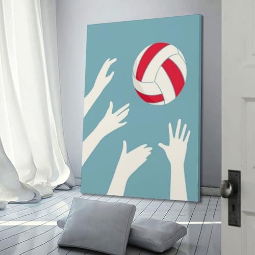 Impression sur toile volley decoration murale moderne cadre - 3
