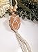 Handmade Raw Himalayan Salt Car Accessories Car Charm Rear View Mirror Car Ornament Gift for Her
