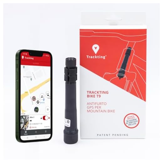 Trackting Bike T9 Antifurto Bici Gps Con SIM Con Canone Annuale | Gps Bici Antifurto Con Sim Integrata E Batteria Ricaricabile | Localizzatore Gps Antifurto Bici Mtb | Gps Bicicletta Antifurto