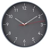  30 cm Modern Quartz Lautlos Wanduhr Schleichende Sekunde ohne Ticken für Dekoration Wohnzimmer, Küche, Büro, Schlafzimmer