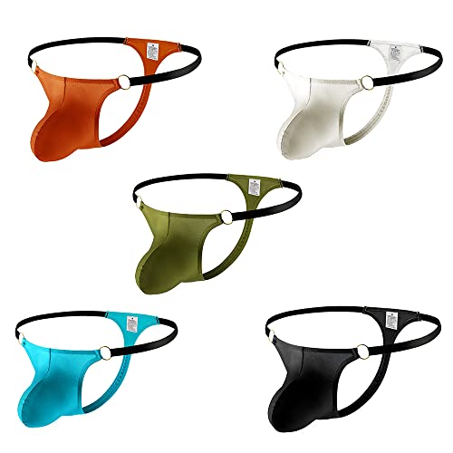 Evankin Men's Lingerie Sissy Thongs Triangle Bikini Hot G-Strings Pouch T-back Underwear - Main Image