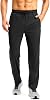Pantalones Deportivos de Hombre Pudolla con Bolsillos con Cremallera | Parte Inferior Abierta, Material Elástico de 4 Direcciones, Para Correr, Casual y Estar en Casa 4