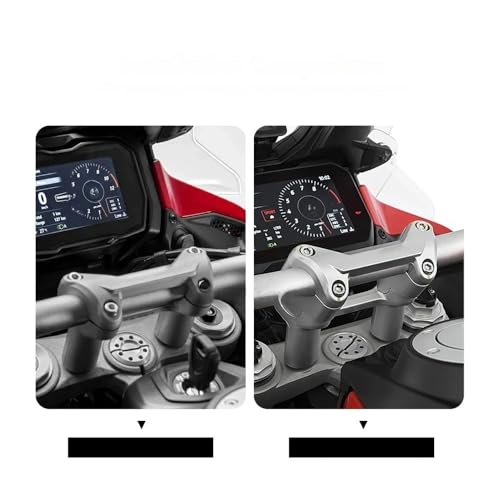 Riser de guidon CNC en aluminium pour Multistrada V4