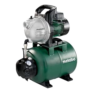 metabo Hauswasserwerk HWW 3300/25 G, 900 Watt Wasserpumpe, 3300 l/h, 4.5