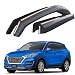 Produktbild Goodyear Windabweiser für/kompatible mit Hyundai Tucson Zubehör 2015-2020 TL - Integrierte Regenabweiser - Autofenster Regenschutz - Ermöglichen Frischluft - Waschstraßenfest - Einfache Montage 4 Set