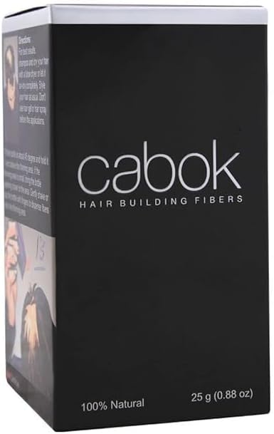- Tombull Cabok Hair building fiber is absolutely natural & unnoticeable Black 25gm