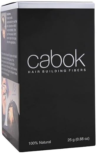 Tombull Cabok Hair building fiber is absolutely natural &amp; unnoticeable Black 25gm