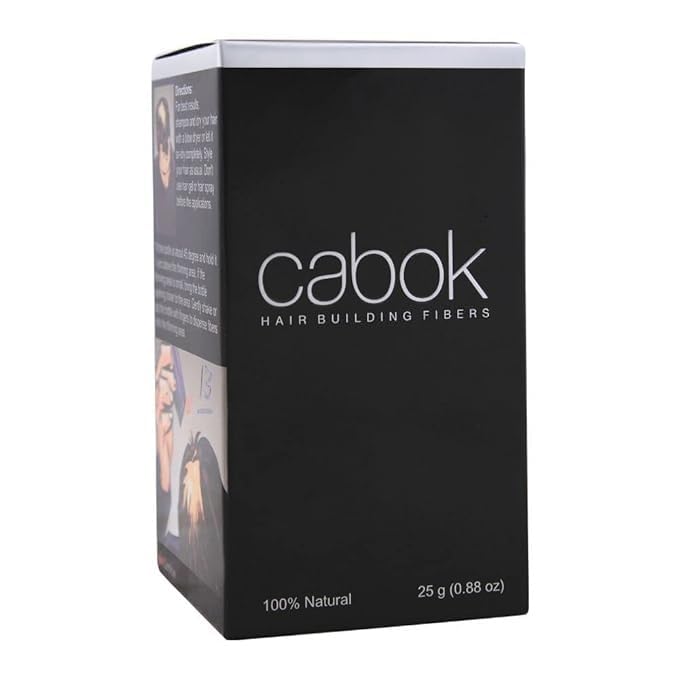 Tombull Cabok Hair building fiber is absolutely natural & unnoticeable Black 25gm