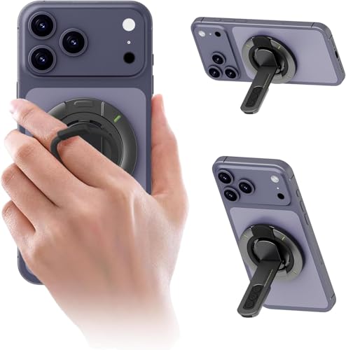 Image of Clefairy for Phone Grip Stand, 3-in-1 Magnetic Finger Ring Holder with Double-Sided Magnet, Fidget Toy Design, Magnetic Phone Stand for iPhone 16 /15 /14 /13 /12 Series