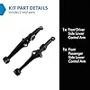 TRQ Front Lower Control Arm Set Compatible with 1988-1991 Honda Civic CRX #1
