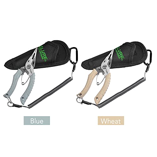 Alicate, Moniss Alicate de pesca tesoura de aço inoxidável cortador de linha de pesca alicate de ane