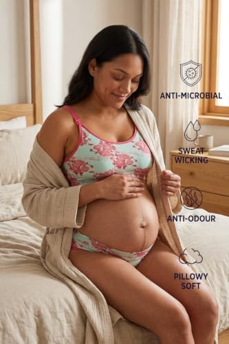 Image of Inner Sense Organic Cotton Bamboo Maternity Panties After Delivery