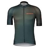 Herren Scott M Rc Pro S/sl Shirt Grün - Schnelltrocknendes elastisches Herren Kurzarm Rennrad Trikot, Größe L - Farbe Aruba Gre