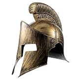 Cómodo de usar: el casco cuenta con un forro cómodo, lo que lo hace fácil de usar durante períodos de tiempo prolongados, accesorio de disfraz medieval, sombrero, disfraz romano