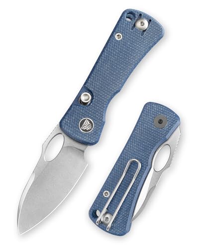 TRIVISA Small Pocket Knives Andromeda-LM, 2.3" 14C28N Blade Folding Knife