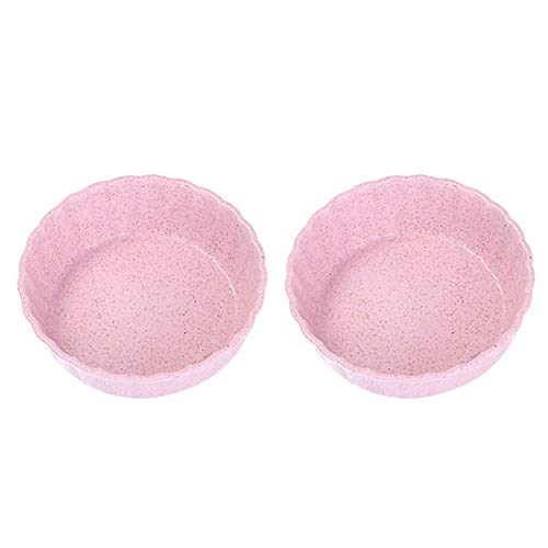 Qinlee Sauce Dish Müslischalen Dessertschale Eisschale Sauce Plate Würzen Gewürz Schale Müslischüssel Plastik Kleine Schüssel 2 stück Cover