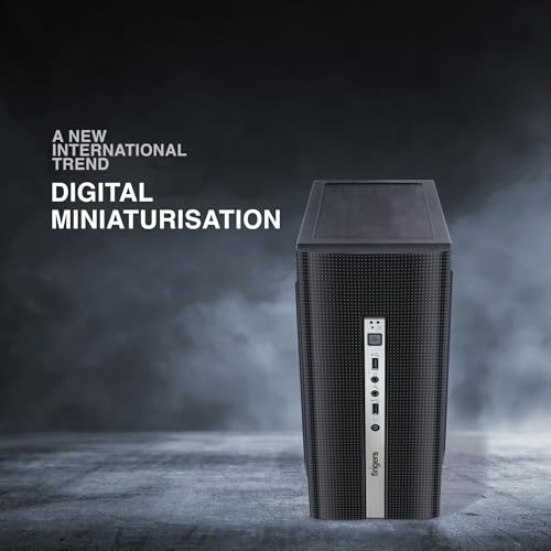 FINGERS Turbo-Mini Polycarbonate Super Compact Computer Case - Black - Image 3