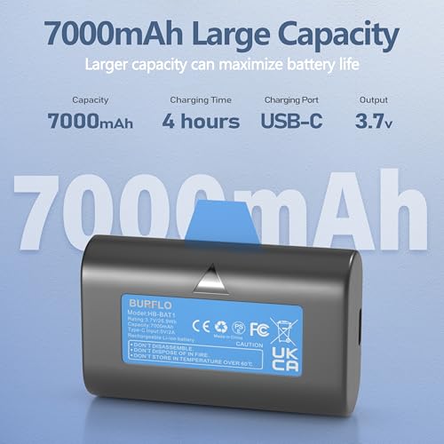 Burflo 2-Pack Extra Outdoor Camera Battery Pack for SimpliSafe Wireless Outdoor Security Cameras, 7000mAh Replacement Battery for SSCAM-BAT11 SCM301 CMOB1 CM0B1 by Burflo - Image 5