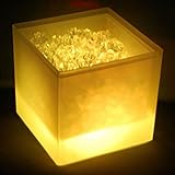  Eiskübel Eiskühler Eis Eimer Sektkühler Bar Eiskübel Lichter Quadrat Reagenzglas Topf Rotwein Champagner Eimer Beständig Gegen Eiswein Cocktail Licht Weinregal Bar Nachtclub, P