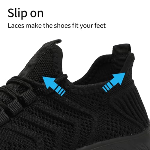 Image of Running Shoes Women Tennis Sneakers Slip on Walking Gym Non Slip Work Workout Athletic Casual Jogging Shoe