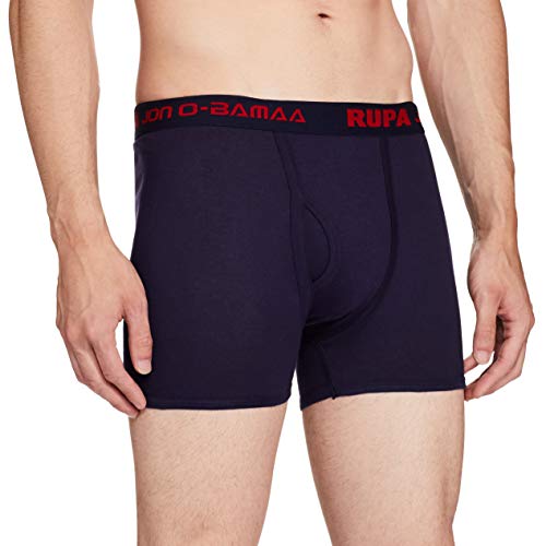 Image of Rupa Men's Cotton Regular Fit Solid Trunks