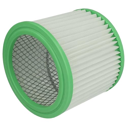 Vhbw 3X Filtro A Pieghe Piatte Compatibile Con Parkside Pas 500 C2, Pas 500 A1, Pas 500 C1, Pas 500 B1 Aspirapolvere - Bianco/Verde, Lavabile - 4