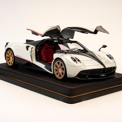 Image of Pagani Huayra 1:32 Scale Die-Cast Metal Car Toy with Pull-Back Action, Openable Doors, Lights & Sound - Premium Collectible Model Car for Kids & Adults Gift [Color As Per Stock]