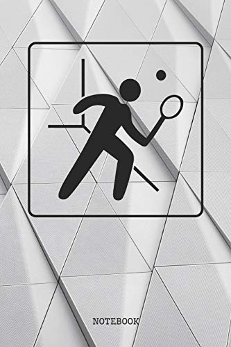 Notebook: Funny Squash Game Sport Racket Planner / Organizer / Lined Notebook