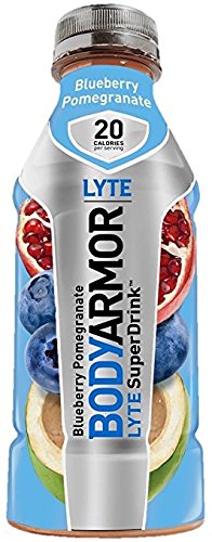 Bodyarmor LYTE Superdrinks 12- 16 Ounce Bottles (Blueberry Pomegranate)