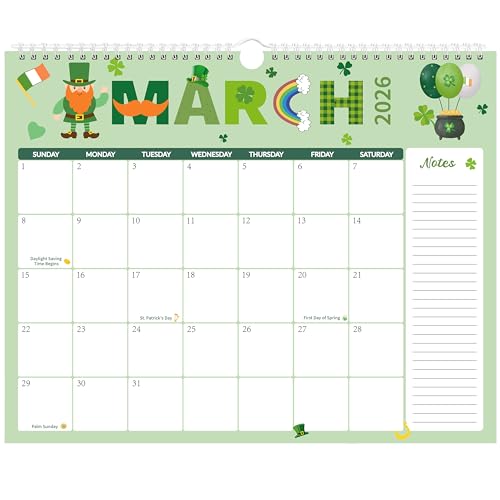 2026-2027 Calendar - 18-Month Wall Calendar 2026-2027 from Jan. 2026 - Jun. 2027, Wall Calendar 11.5" x 14.5", Calendars with Unruled Blocks, Holidays, Thick Paper for Organizing & Planning