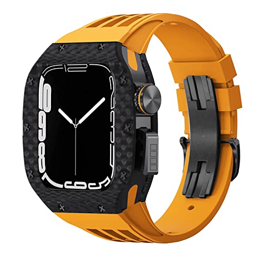Boîtier carbone Apple Watch 44mm pour affronter la journée de la salle au bureau