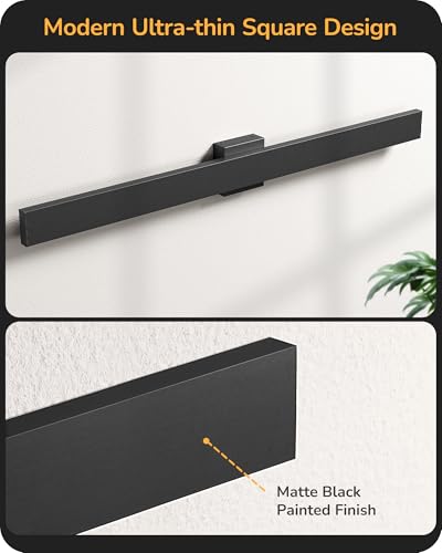 Image of EDISHINE 2 Pack Modern LED Outdoor Wall Lights, 39.3 inch Linear Black Sconce