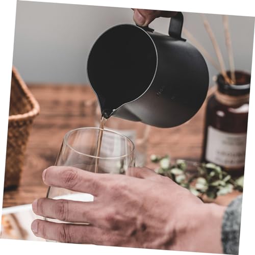 HOOTNEE Latte Art Medidor Jarra Espuma Leite Jarra Fumegante Jarra Espuma Leite Jarras Leite Jarra J