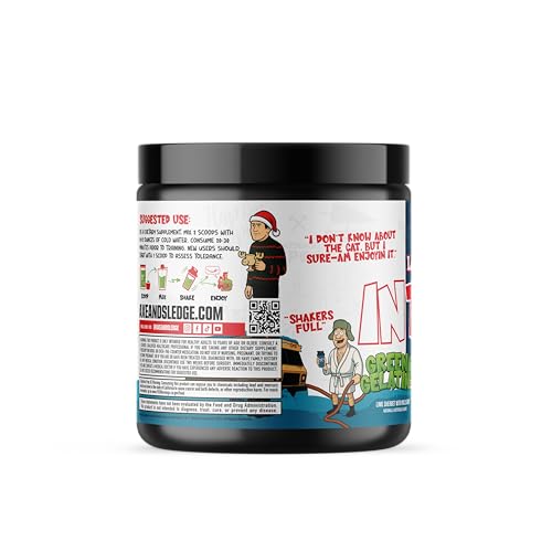 Image of Axe & Sledge Intake All-in-One Pre-Workout | 300mg Caffeine | L-Citrulline, Beta Alanine, Betaine for Performance & Focus | Pre-Workout for Men & Women | 20 /40 Servings, Green Gelatin