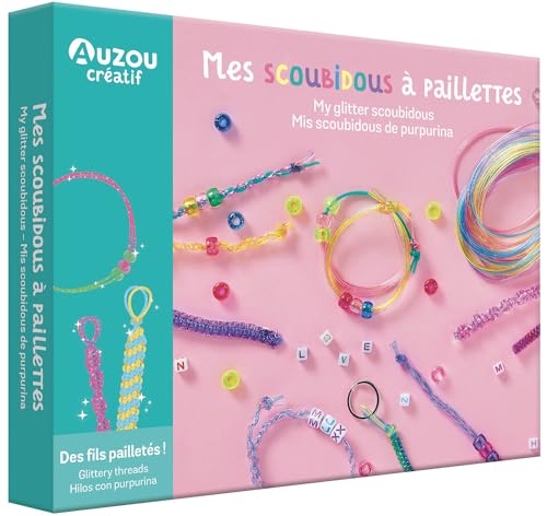 Mon coffret d'artiste - mes scoubidous à paillettes