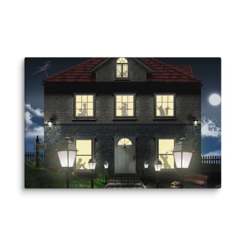 Grand tableau mural design pour habiller un grand mur blanc