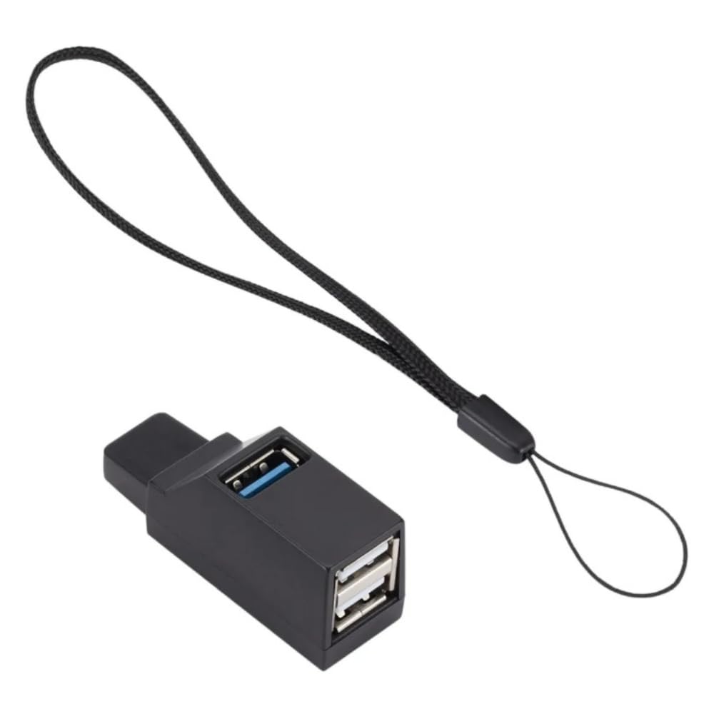 Adaptador Hub USB 3.0 e 2.0 com 3 Portas Portatil para PC e Laptop