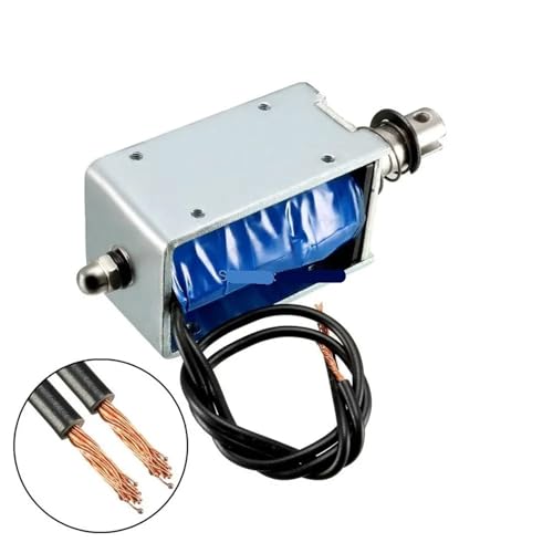 Électroaimant de traction et poussée 12V solénoïde cadre ouvert 10mm - 5