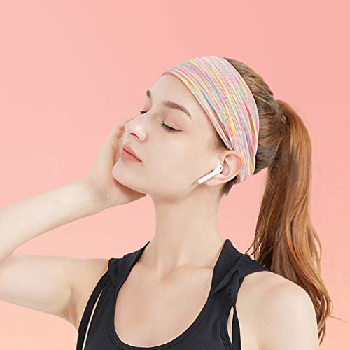 2 Unidades Arco De Cabelo Esportes Cabeça Envoltório Bandanas Atléticas Para Mulheres Africano Headb