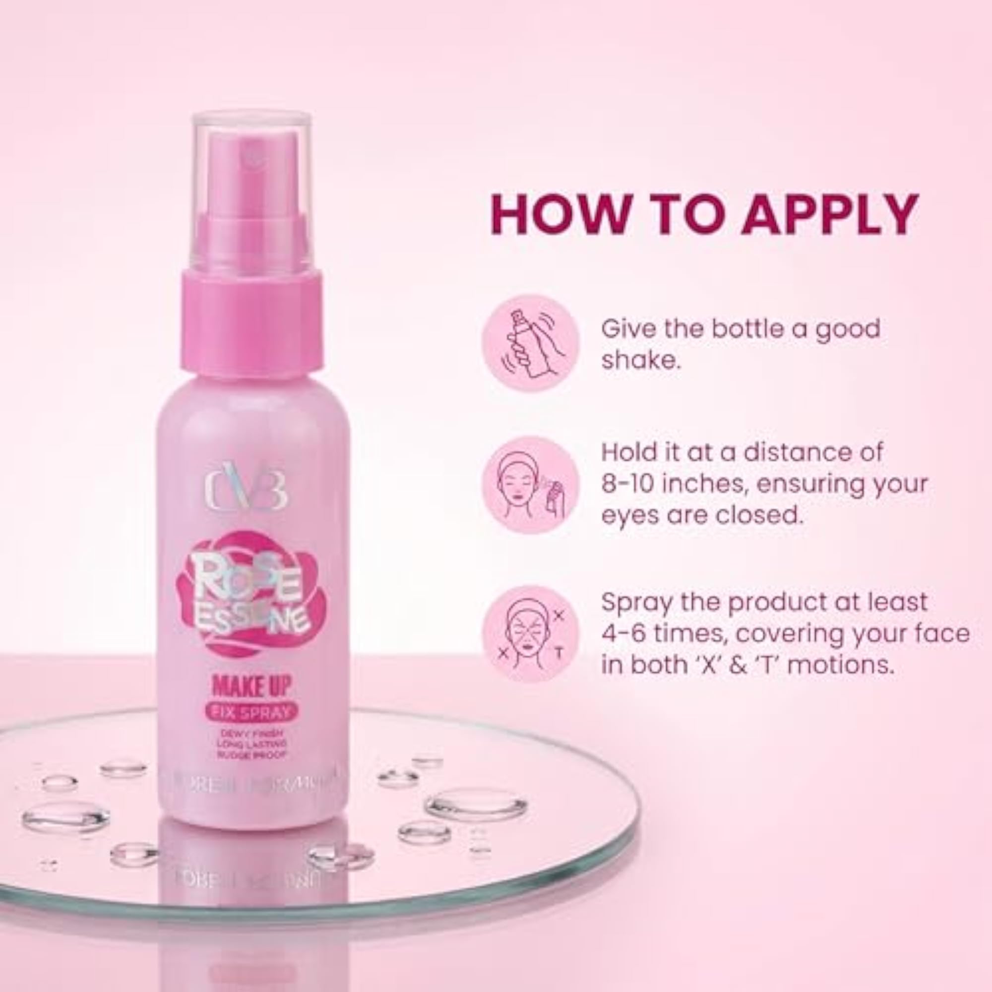 Rose Essence Makeup Fixer, 60ml