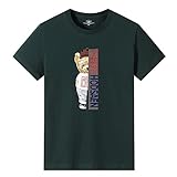 EVSER camisetas masculinas camisetas de manga corta grandes camisetas de manga corta vestidos de pareja de cuello redondo blusas camisetas impresas de oso de algodón puro compradas por ancho de hombro