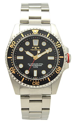 Montre homme étanche T2623SH argent avec bracelet acier inoxydable 15 ATM