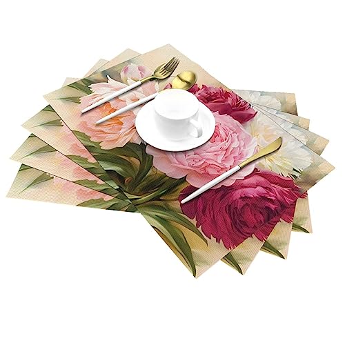 Set de table tissé lavable résistant chaleur pour protéger table bois - 3