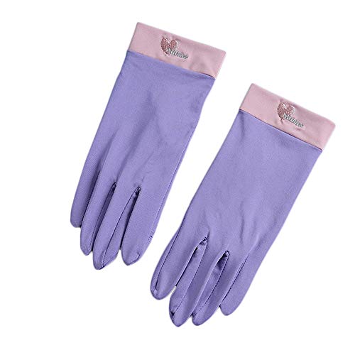 Rekaf Sommer Fahren Sonnencreme Handschuhe weibliche Mode Fluoreszierende grün ultradünne Kurze Anti-ultraviolette Outdoor Riding Tram Anti-Skid EIS Seide handschuh Handschuhe Touchscreen Cover