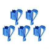 Oniissy Clip de montaje de abrazadera para pecera para soporte de tubería de agua de acuario, paquete de 5 pinzas de plástico ABS compatibles con tuberías de 8 a 16 mm de diámetro para mantenimiento