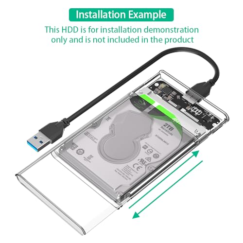 Carcasa externa Mustpoint USB 3.0 para disco SATA 2.5 miniatura 4