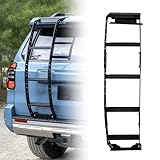 WANGDUOYU 4Runner Summit Hatch Ladder Compatible with Toyota 4Runner 2025-2026， Black Thickened Aluminum Alloy 4Runner Accessories /6TH GEN / 2025+ (2025+)