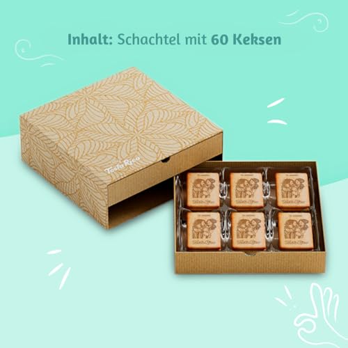 Miniatura 3 de Tostarica - 60 Galletas Personalizadas Con Foto Y Dedicatoria - Regalo Original - Estuche V De Vida