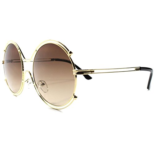KISS Elegant Celebrity Fashion Frame Womens Designer Oversized Round Sunglasses