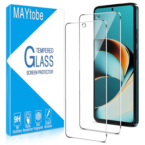 MAYtobe [2-Pack Screen Protector for Motorola Moto G Play 2026 Tempered Glass 9H Hardness Anti Scratch Easy to Install